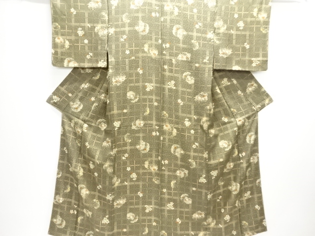 JAPANESE KIMONO / KOMONO KIMONO / GRID & SAKURA